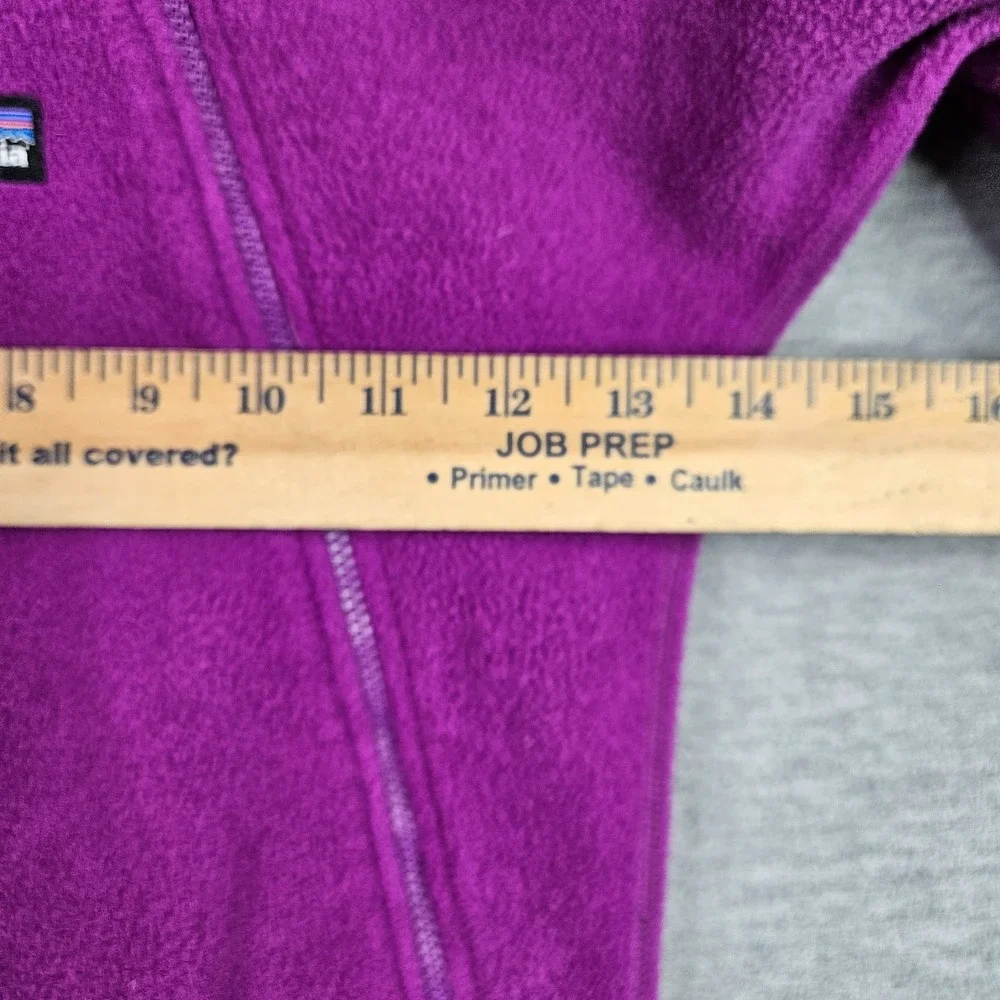 Patagonia Baby 12M Purple Fleece Hooded Bunting One Piece Zip Front Snowsuit